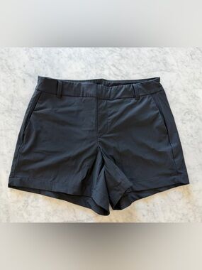 Spanx Black Stretch Shorts Pull On Shaping Tailored Shorts Medium